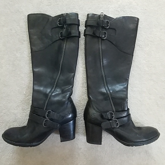 Born Shoes - Born Black Leather Milari Boots